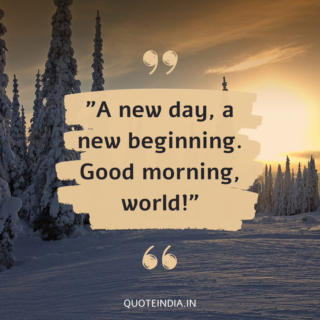 Good morning Quote Image