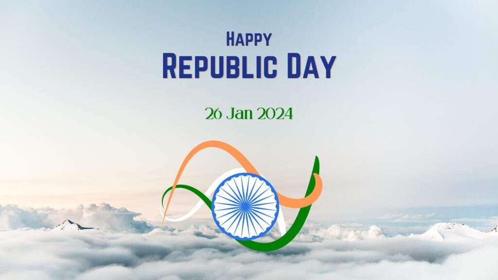 Happy republic day 26 th January 2024